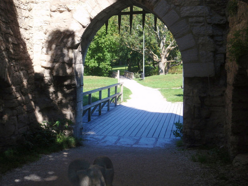 Visby city wall/fortress.